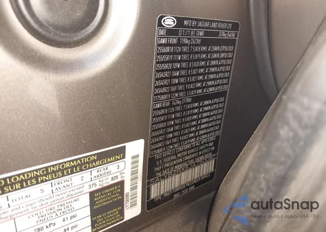 2018 Land Rover Range Rover Velar P250 S from USA, damaged, VIN SALYB2RX6JA750080